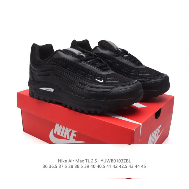 公司级 Nike耐克男女鞋2024冬款 Cdg X Nike Air Max Tl 2.5 联名款复古风跑鞋 缓震运动鞋 侃爷亲穿同款！鞋身自带大量 3M 反光