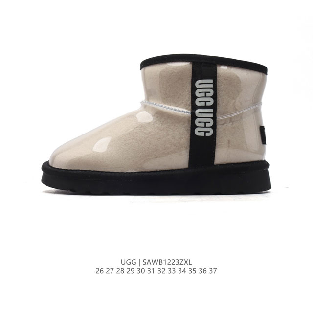 童鞋 Ugg 中帮靴子 儿童雪地靴 俏皮可爱的百变造型， 美国轻奢品牌ugg 平底系列冬季羊毛一体雪地休闲保暖毛毛家居包头棉鞋。官方同步包装 检验标 材料采用原