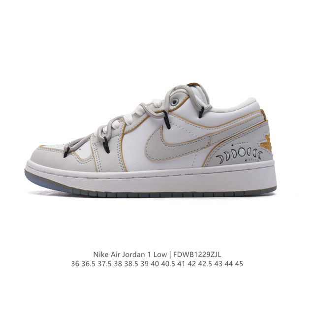 公司级 耐克 乔丹air Jordan 1 Low Aj1 乔1 乔丹1代aj1 解构绑带 双鞋带 低帮复古文化休闲运动篮球鞋。该鞋款从 1985 年元年款汲取