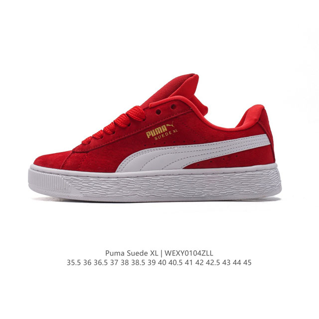 高品质 彪马 Puma 休闲板鞋 Suede Xl系列经典翻毛皮厚底防滑耐磨舒适透气运动鞋 新年穿有型 时尚 穿搭 球鞋 穿搭 时尚 潮流 面包鞋 Puma