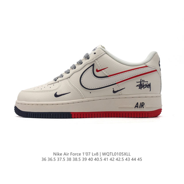 公司级 Af1耐克 2025年蛇年限定 Nike Air Force 1 ‘07 Low 空军一号 厚底增高百搭运动板鞋 原楦头原纸板 打造纯正空军版型，专注外