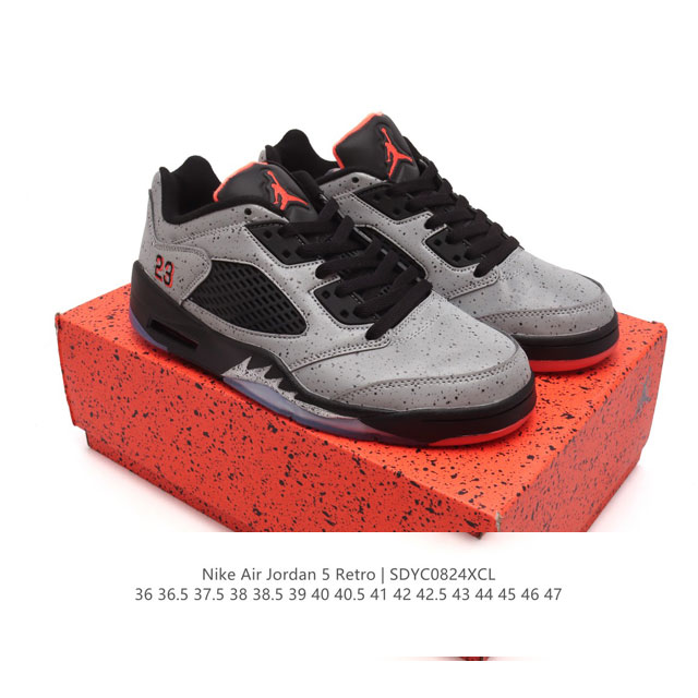 公司级耐克 Nike Air Jordan 5 Retro 低帮 乔丹之子 Aj5 乔丹5代 Aj5 乔5 乔丹5 低邦 乔丹篮球运动鞋 低帮复古休闲文化篮球鞋