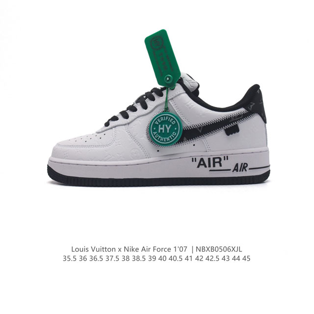 公司级lv X Air Force 1 Low 原楦头原纸板 打造纯正空军版型 #专注外贸渠道 全掌内置蜂窝气垫 #原盒配件 原厂中底钢印、拉帮完美 官方同步上