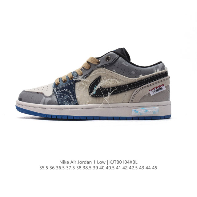 公司级 耐克 乔丹air Jordan 1 Low Aj1 乔1 乔丹1代aj1 低帮复古文化休闲运动篮球鞋。该鞋款从 1985 年元年款汲取设计灵感，焕新演绎