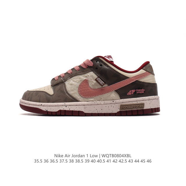 耐克 乔丹air Jordan 1 Low Aj1 熊猫 乔1 乔丹1代aj1 低帮复古文化休闲运动篮球鞋。从1985 年面世的元年款汲取设计灵感，采用简洁大方