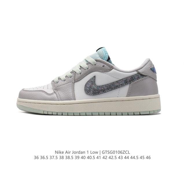 公司级 耐克 乔丹air Jordan 1 Low Aj1 乔1 乔丹1代aj1 低帮复古文化休闲运动篮球鞋。从1985 年面世的元年款汲取设计灵感，采用简洁大