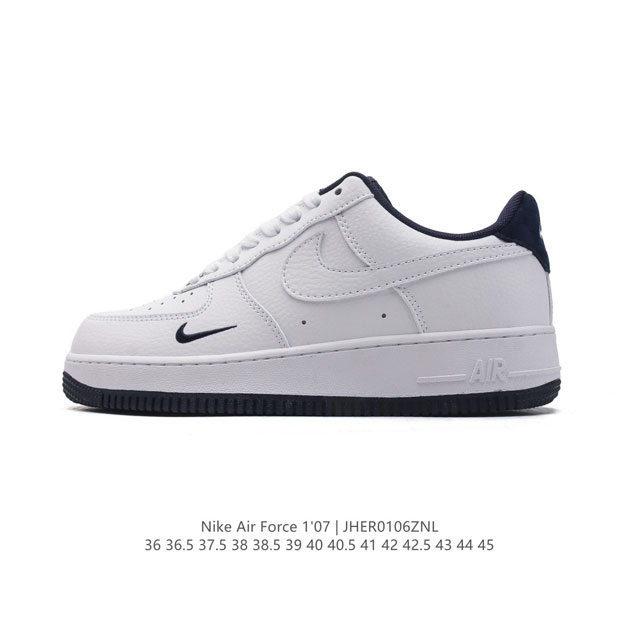 公司级 Af1耐克 Nike Air Force 1 ‘07 Low 空军一号 厚底增高百搭运动板鞋 原楦头原纸板 打造纯正空军版型，专注外贸渠道 全掌内置蜂窝