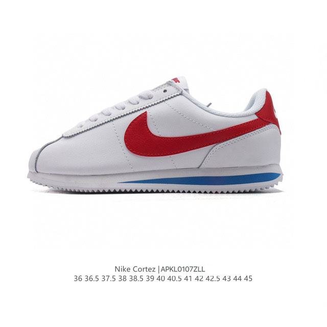 公司级nike Classic Cortez Nylon 耐克阿甘鞋男女子运动鞋。秉承元年款经典风格，糅合防水鞋面设计，令双足保持干爽舒适。防水锦纶鞋面强势抵御