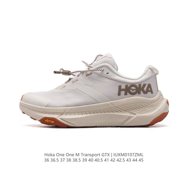 新品公司级 Hoka One One 新款减震透气运动慢跑鞋 简约时尚休闲 男女款冬户外畅行防水徒步鞋transport Gtx 舒适登山鞋这款跑鞋采用先进的3