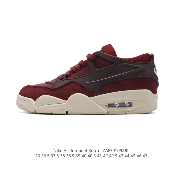 耐克 新款 Nike Air Jordan 4 Retro Og 低帮 迈克尔 乔丹aj4代乔4 复古休闲运动文化篮球鞋。秉承轻量化的速度型篮球鞋设计思想完成设