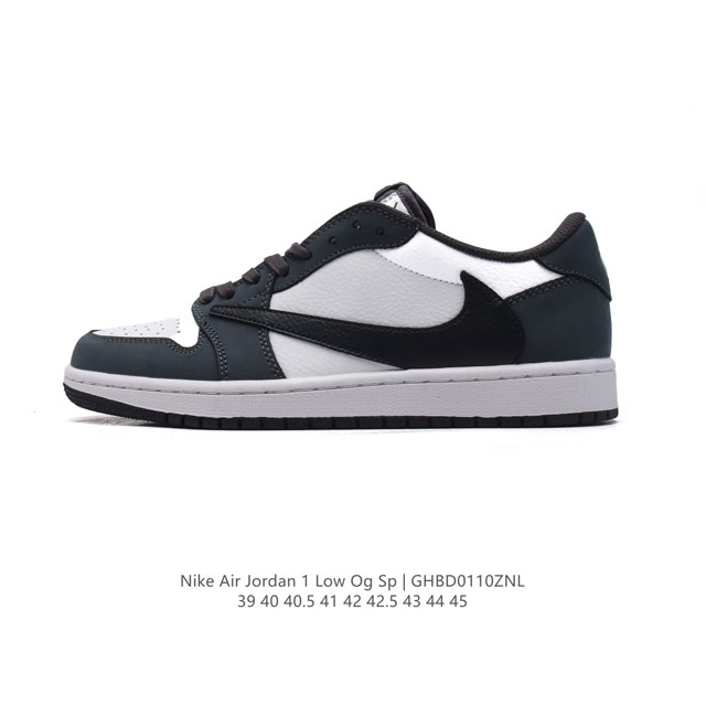 公司级 真标 耐克 Nike Air Jordan 1 Low Og Sp Military Blue Aj1乔1倒勾低帮篮球鞋 Aj1 乔丹1代 Aj1 乔1