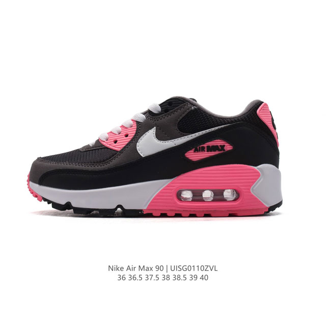 公司级 Nike耐克运动鞋 Air Max 90 健身运动跑鞋休闲鞋 复古风十足！Air Max 90 作为 Nike 旗下最经典的鞋型之一，凭借着百搭的造型，