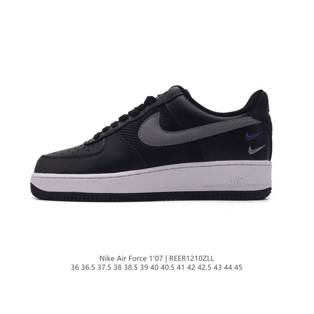 耐克 Nike Air Force 1 '07 Low 空军一号含气垫 小白鞋 低帮百搭厚底增高休闲运动板鞋。柔软、弹性十足的缓震性能和出色的中底设计，横跨复古 - 点击图像关闭