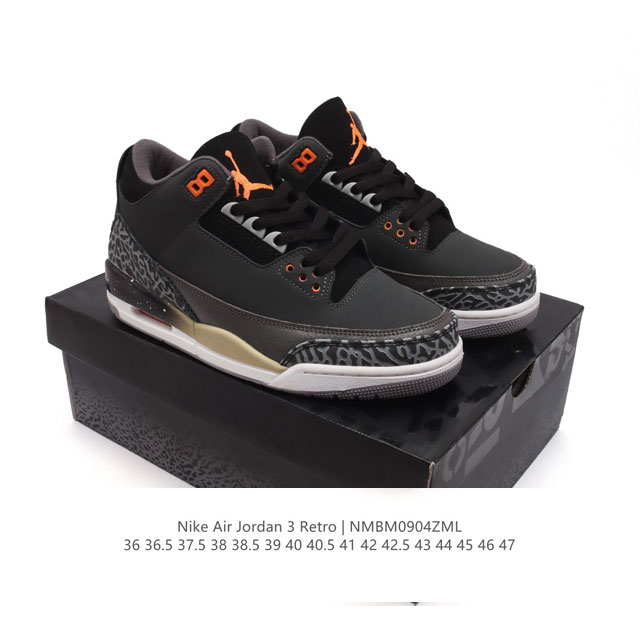 公司级 耐克 乔丹 Aj3 耐克 Nike Air Jordan 3 Retro Se 乔3 复刻篮球鞋 乔丹3代 三代 男女子运动鞋，作为 Aj 系列中广受认