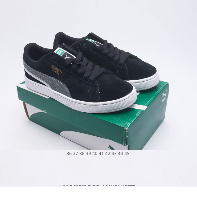 彪马Puma Suede Skate 低帮复古轻便透气防滑减震休闲鞋 时尚男女士板鞋潮运动鞋 尺码: 36-45 货号：380865 编码：Mkwb1118Zz