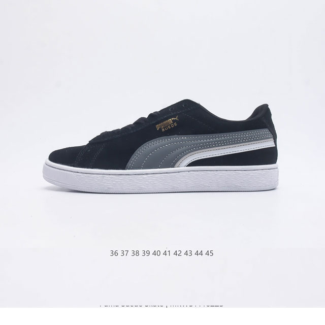 彪马Puma Suede Skate 低帮复古轻便透气防滑减震休闲鞋 时尚男女士板鞋潮运动鞋 尺码: 36-45 货号：380865 编码：Mkwb1118Zz