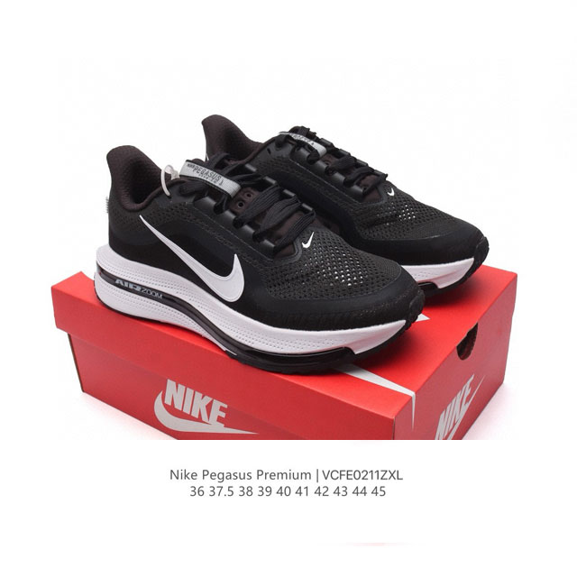 公司级Nike Pegasus Premium 减震防滑耐磨透气 低帮 跑步鞋 兼顾迅疾外观和稳固脚感 后跟覆面和中足动态支撑巧妙融合 缔造稳定顺畅的迈步体验