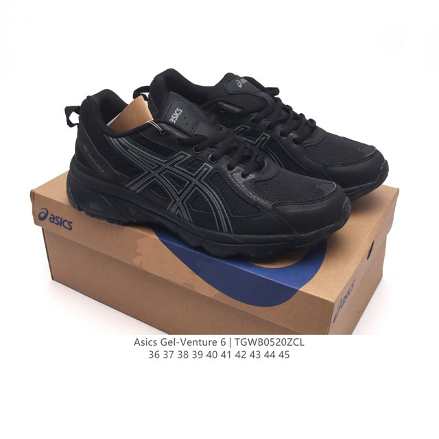 Asics 亚瑟士 Gel-Venture 6 系列城市休闲运动跑步鞋时尚复古男女鞋 老爹鞋 Gel- Venture6跑鞋是越野跑者的多功能选择。专为喜欢户外