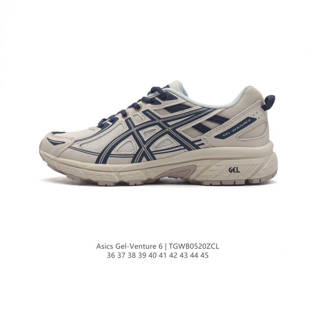 Asics 亚瑟士 Gel-Venture 6 系列城市休闲运动跑步鞋时尚复古男女鞋 老爹鞋 Gel- Venture6跑鞋是越野跑者的多功能选择。专为喜欢户外