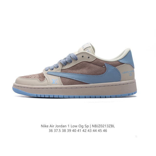 公司级 耐克 Nike Air Jordan 1 Low Og Sp Military Blue Aj1乔1 倒勾 低帮篮球鞋 Aj1 乔丹1代 Aj1 乔1