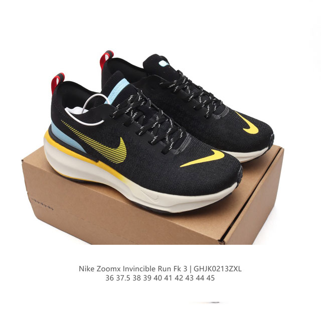 真标 耐克 Nike Zoomx Invincible Run Fk 3 机能风格运动鞋 厚底增高老爹鞋，最新一代的Invincible 第三代来了！首先鞋面采 - 点击图像关闭