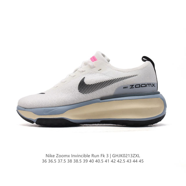 真标 耐克 Nike Zoomx Invincible Run Fk 3 机能风格运动鞋 厚底增高老爹鞋，最新一代的Invincible 第三代来了！首先鞋面采