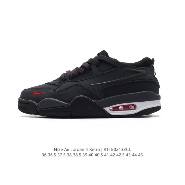 耐克 新款 Nike Air Jordan 4 Retro Og 低帮 迈克尔 乔丹Aj4代乔4 复古休闲运动文化篮球鞋。秉承轻量化的速度型篮球鞋设计思想完成设