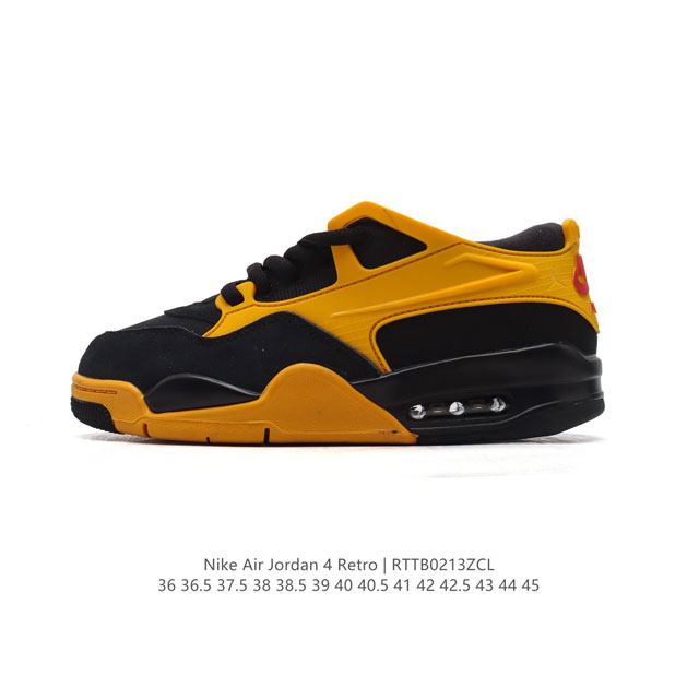 耐克 新款 Nike Air Jordan 4 Retro Og 低帮 迈克尔 乔丹Aj4代乔4 复古休闲运动文化篮球鞋。秉承轻量化的速度型篮球鞋设计思想完成设