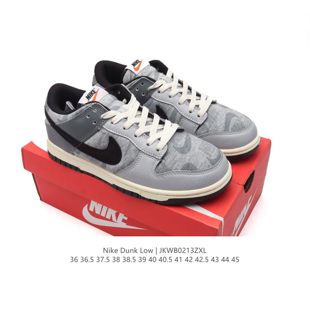 真标 耐克Nike Dunk Low 板鞋 Sb系列经典百搭休闲运动板鞋。加厚鞋舌的填充，使舒适性大大提升，同时也更方便穿脱中底部分则加入了脚感柔软舒适Zoom