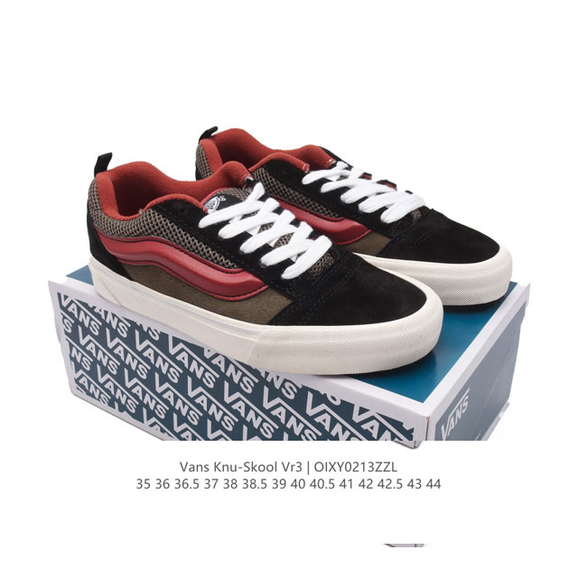 万斯 Vans Knu-Skool Vr3 Lx 面包鞋皮革鞋面。坎普尔 茱利安系列低帮复古硫化休闲运动板鞋“肥胖版大Logo”要说整个年最为热门的鞋型之一，