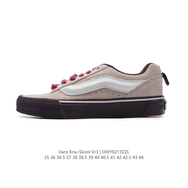 万斯 Vans Knu-Skool Vr3 Lx 面包鞋皮革鞋面。坎普尔 茱利安系列低帮复古硫化休闲运动板鞋“肥胖版大Logo”要说整个年最为热门的鞋型之一， - 点击图像关闭