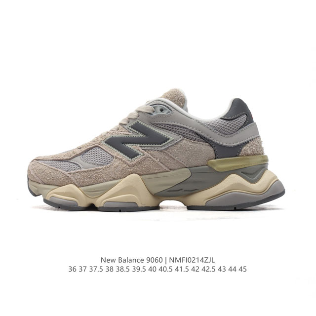 公司级 Nb 新百伦 New Balance Nb9060小象蹄男女款9060舒适百搭老爹鞋。全新 9060 款式将经典风格与现代设计融合到日常多功能性中。 9