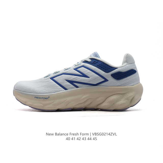 新百伦 New Balance Fresh Foam X 1080 V14 男款舒适缓冲跑步运动鞋。这款鞋将可靠的舒适性和高性能相结合，为日常穿着和比赛日提供了