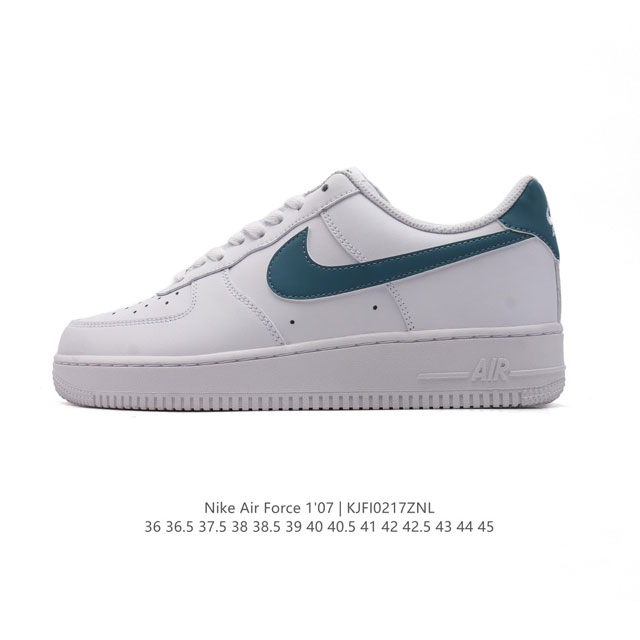 公司级 Af1耐克 Nike Air Force 1 ‘07 Low 空军一号 厚底增高百搭运动板鞋 原楦头原纸板 打造纯正空军版型，专注外贸渠道 全掌内置蜂窝