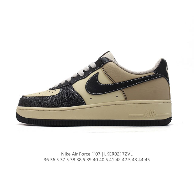 耐克Nike Air Force 1 Low 空军一号 Af1 小白鞋 低帮百搭厚底增高休闲运动板鞋。柔软、弹性十足的缓震性能和出色的中底设计，横跨复古与现代的 - 点击图像关闭