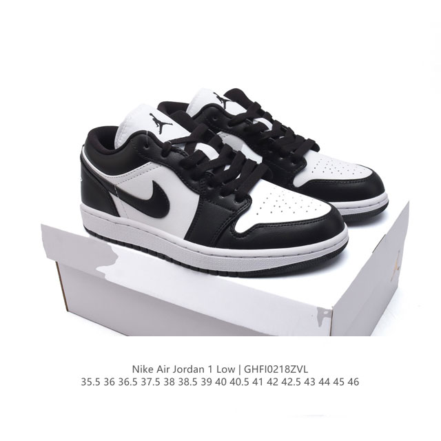 耐克 乔丹Air Jordan 1 Low Aj1 乔1 乔丹1代Aj1 低帮复古文化休闲运动篮球鞋。从1985 年面世的元年款汲取设计灵感，采用简洁大方的经典