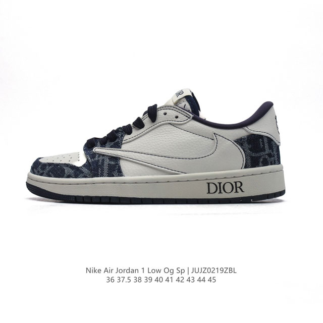 真标 耐克 Nike Air Jordan 1 Low Og Sp Military Blue Aj1乔1倒勾低帮篮球鞋 Aj1 乔丹1代 Aj1 乔1 迪奥联 - 点击图像关闭