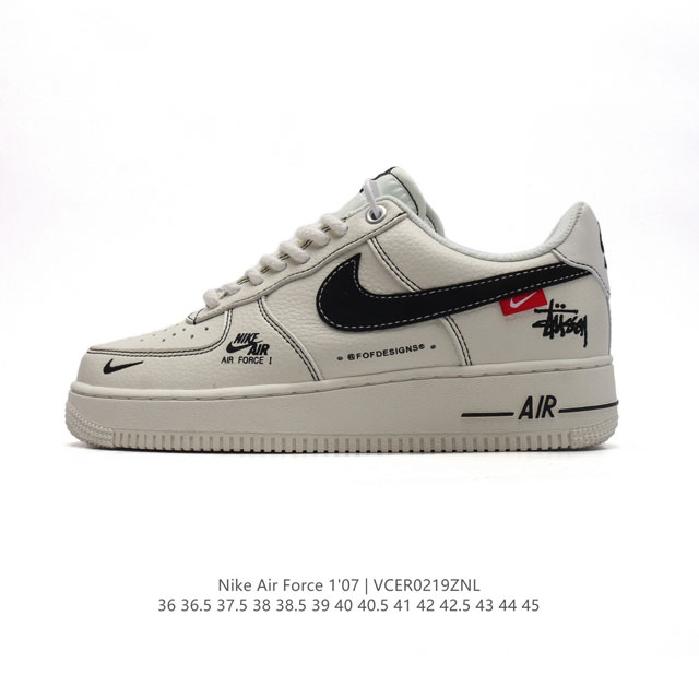 公司级 耐克 Nike Air Force 1 '07 Low 空军一号含气垫 小白鞋 2025年 蛇年新款 低帮百搭厚底增高休闲运动板鞋。柔软、弹性十足的缓震 - 点击图像关闭