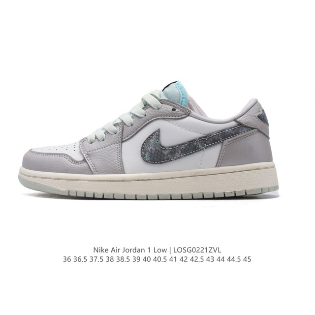 公司级 耐克 乔丹Air Jordan 1 Low Aj1 乔1 乔丹1代Aj1 低帮复古文化休闲运动篮球鞋。该鞋款从 1985 年元年款汲取设计灵感，焕新演绎