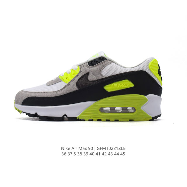 Nike耐克运动鞋 Air Max 90 健身运动跑鞋休闲鞋 复古风十足！Air Max 90 作为 Nike 旗下最经典的鞋型之一，凭借着百搭的造型，获得众多