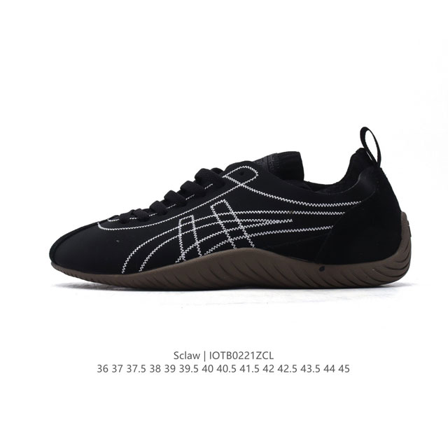 亚瑟士 Onitsuka Tiger鬼塚虎 Sclaw 轻便舒适 防滑耐磨透气支撑 低帮 生活休闲鞋 男女同款，复古美学极简风格，配色独具个性又超级好看。鞋口织