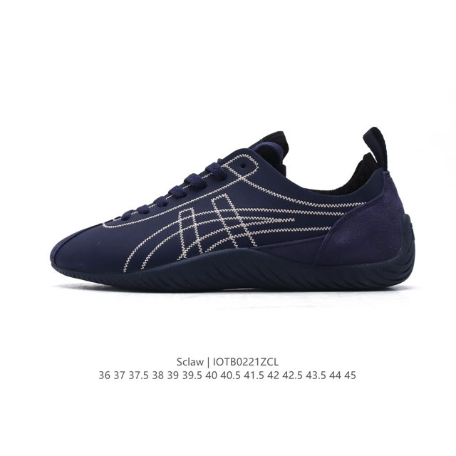 亚瑟士 Onitsuka Tiger鬼塚虎 Sclaw 轻便舒适 防滑耐磨透气支撑 低帮 生活休闲鞋 男女同款，复古美学极简风格，配色独具个性又超级好看。鞋口织 - 点击图像关闭