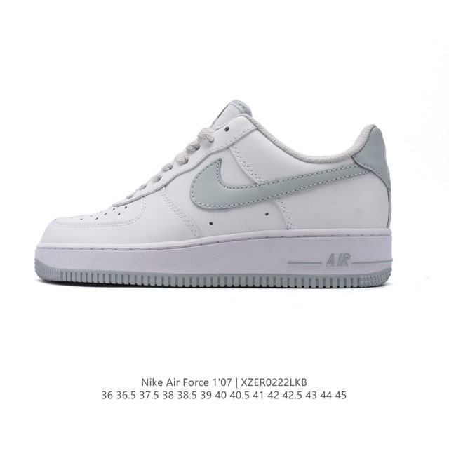 耐克 Nike Air Force 1 '07 Low 空军一号 2025年新年鞋子 含气垫 低帮百搭厚底增高休闲运动板鞋。柔软、弹性十足的缓震性能和出色的中底 - 点击图像关闭