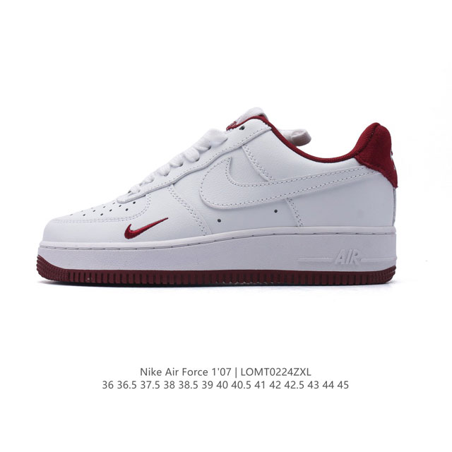 耐克Nike Air Force 1 Low 空军一号 Af1 2025年新款 小白鞋 低帮百搭厚底增高休闲运动板鞋。柔软、弹性十足的缓震性能和出色的中底设计， - 点击图像关闭