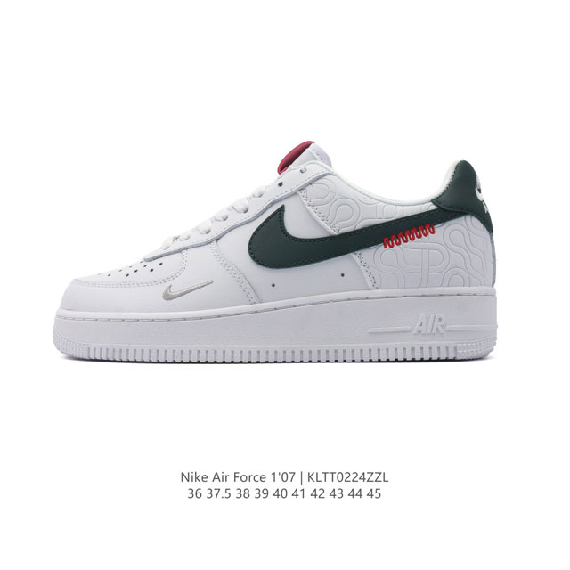 耐克Nike Air Force 1 Low 空军一号 Af1 2025年新款 小白鞋 低帮百搭厚底增高休闲运动板鞋。柔软、弹性十足的缓震性能和出色的中底设计，