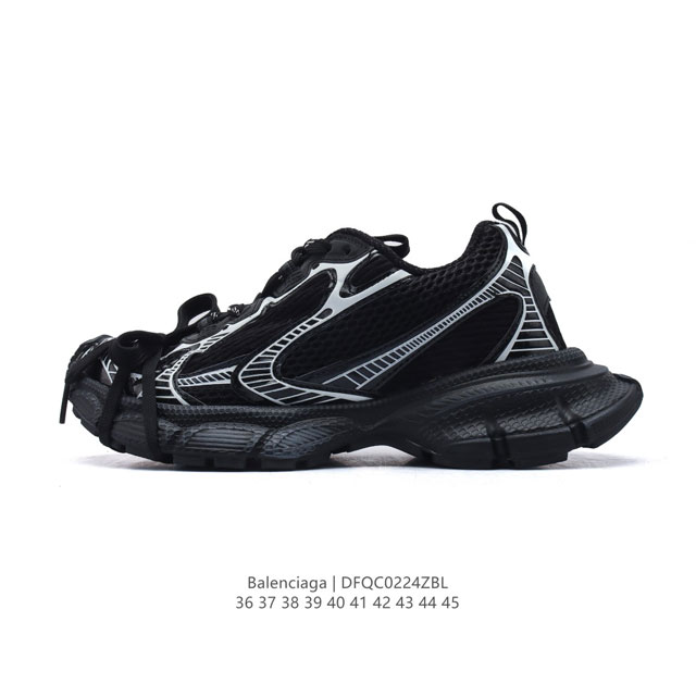 公司级 巴黎世家 Balenciaga 3Xl Sneakers 巴黎世家 十代网布系带低帮走秀复古老爹运动鞋 透气网面材料和聚氨酯 磨损效果 鞋头边缘和后帮 - 点击图像关闭