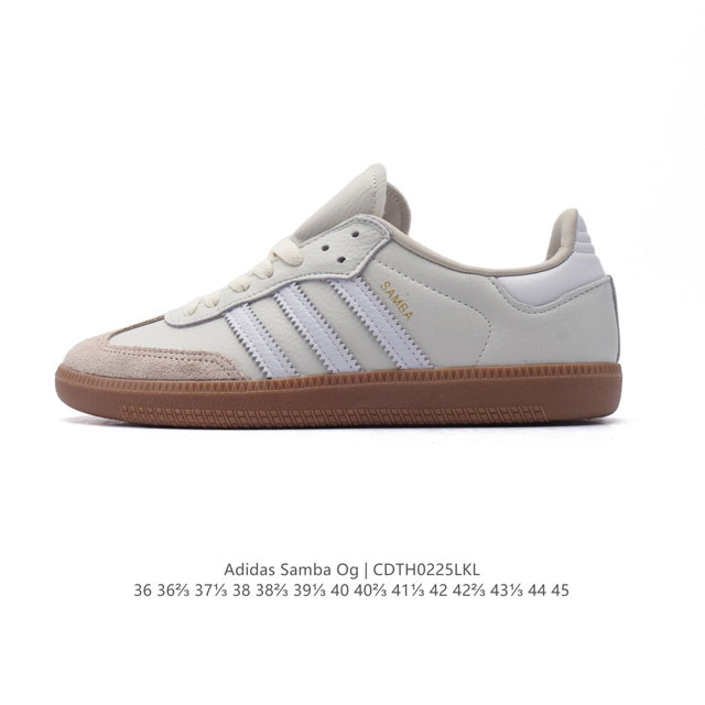 真标 阿迪达斯 德训鞋 Adidas Originals Samba Og Shoes 经典运动鞋小白鞋 T头鞋 男女鞋 彰显休闲摩登风情的时尚经典鞋。它诞生于 - 点击图像关闭