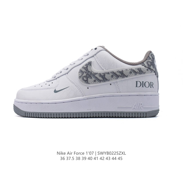 耐克Nike Air Force 1 Low 空军一号 Af1 2025年新款 小白鞋 低帮百搭厚底增高休闲运动板鞋。柔软、弹性十足的缓震性能和出色的中底设计，