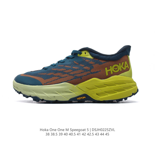 公司级 Hoka One One Speedgoat5 飞速羚羊5 飞速羚羊系列的第五代越野跑鞋男士运动鞋，从众多用户反馈上来看，飞速羚羊 Speedgoat - 点击图像关闭