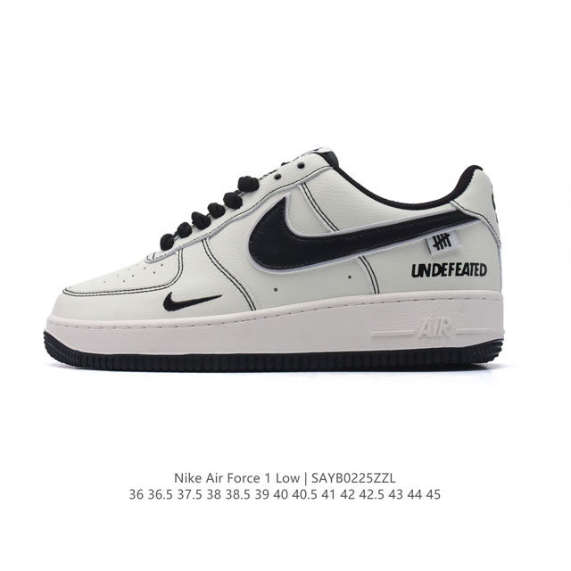 耐克Nike Air Force 1 Low 空军一号 Af1 2025年新款 小白鞋 低帮百搭厚底增高休闲运动板鞋。柔软、弹性十足的缓震性能和出色的中底设计，